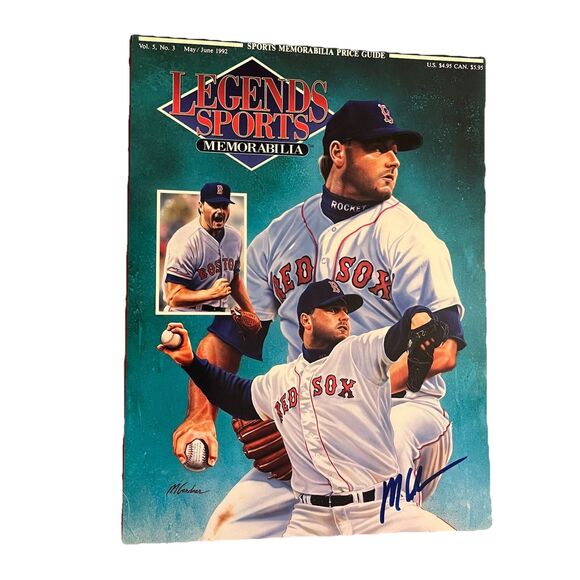 VTG 90s Legends Sports Memorabilia Magazine Lot 4 INCLUDING CARDS & POST CARDS - Picture 8 of 13